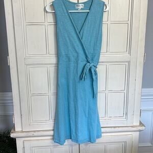 Matilda Jane size small teal cotton knit dress